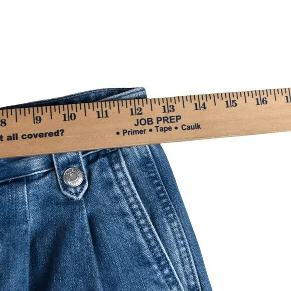 Madewell Women's Denim Pleated Mini Skirt in Upton Wash Size 23 Preppy Jeans - Picture 7 of 8